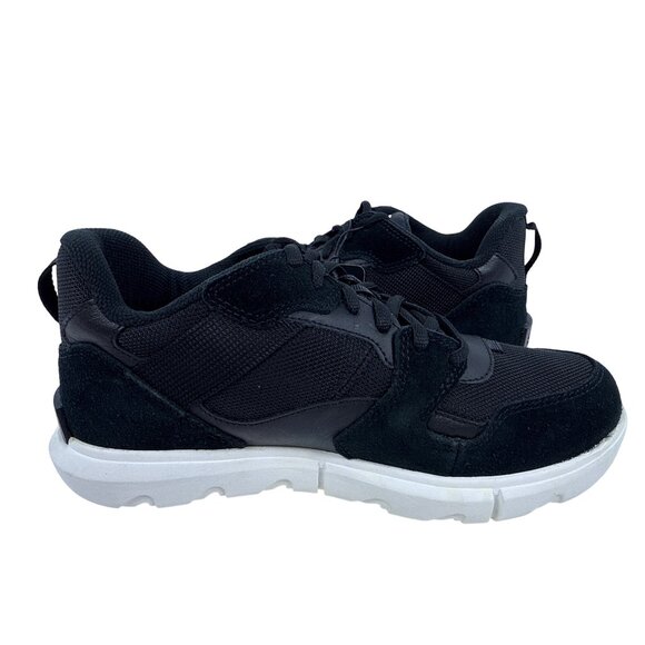 SOREL Women's Explorer II Waterproof Black/White Leather Low Sneaker Size 9.5 - Picture 6 of 10